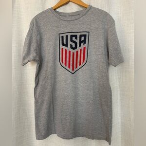 Gray USA Shield T-Shirt